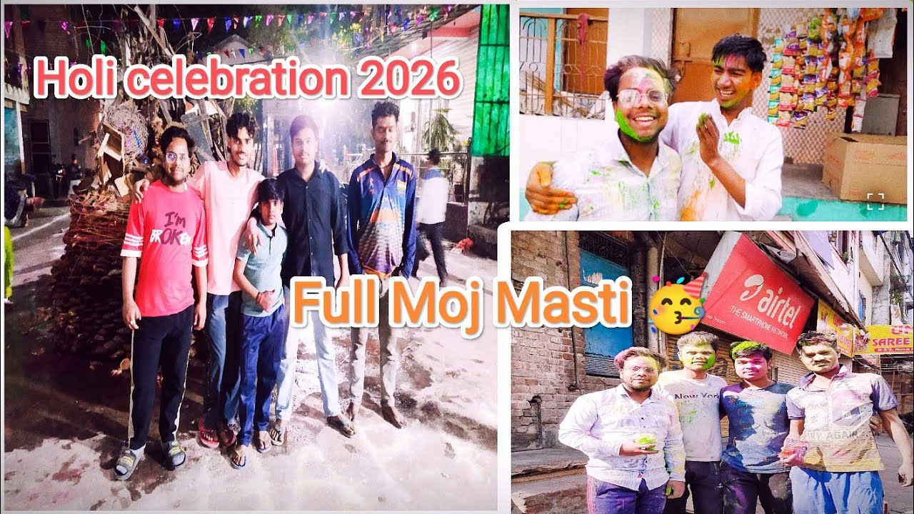 Holi Celebration 2026 |Full Moj Masti 🥳