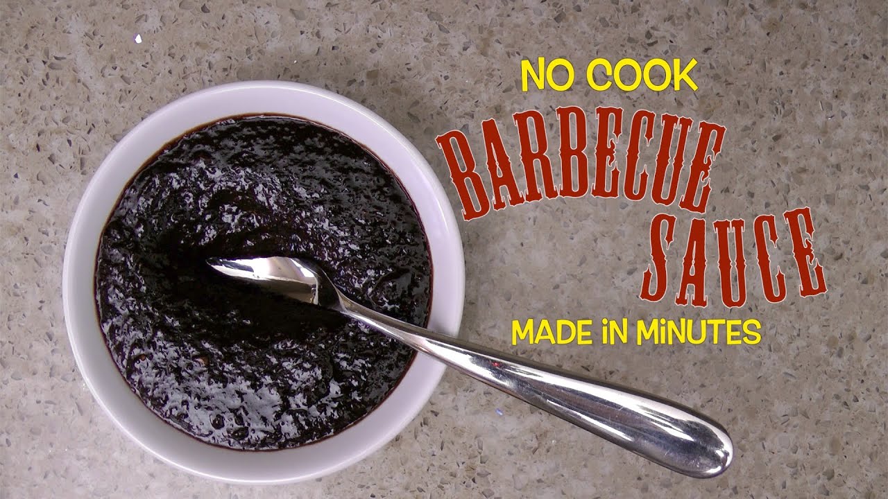 Really Good No Cook BARBECUE SAUCE Made in Minutes