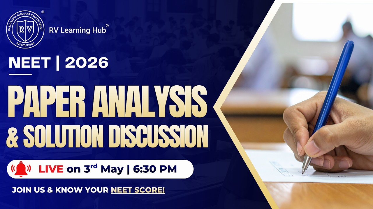 NEET 2026 Paper Analysis with Solutions | Physics, Chemistry & Biology #neet2026 #neetexam