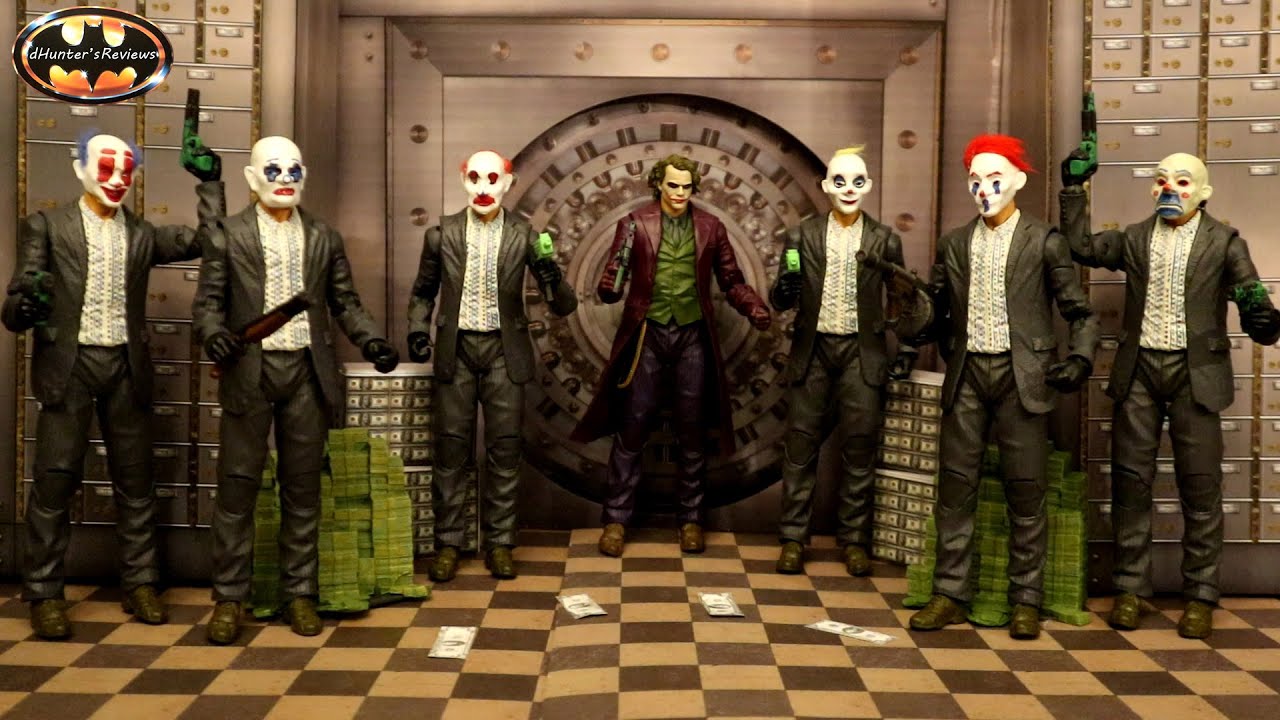 McFarlane DC Multiverse 6 Custom Joker Thugs Dark Knight Bank Robbers Batman Action Figure Review