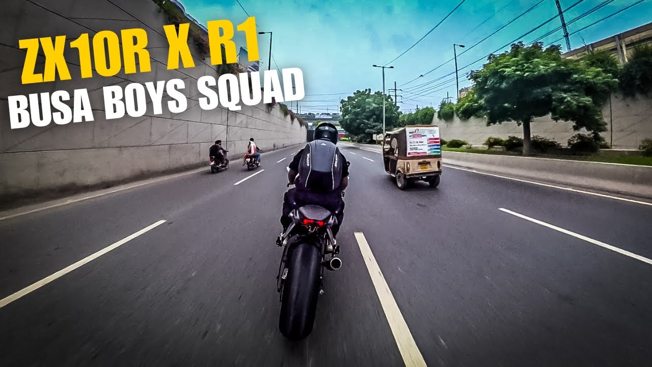 Epic Canal Road Ride 🏍️ ZX10R + Busa Boys + Yamaha R1