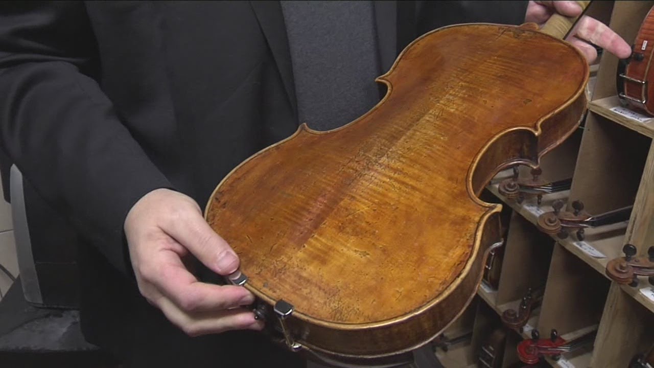 Violin dealer reacts to theft of Stradivarius