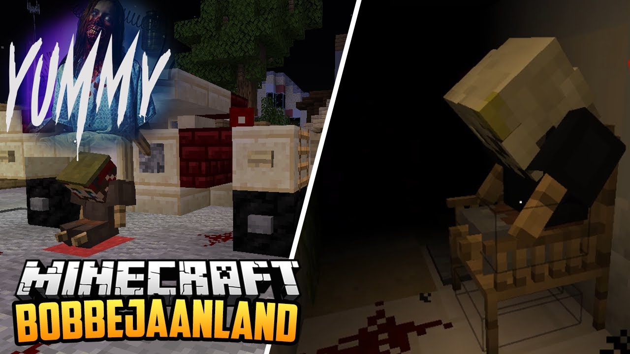 'YUMMY' SPOOKHUIS van BOBBEJAANLAND - Minecraft Halloween Pretpark