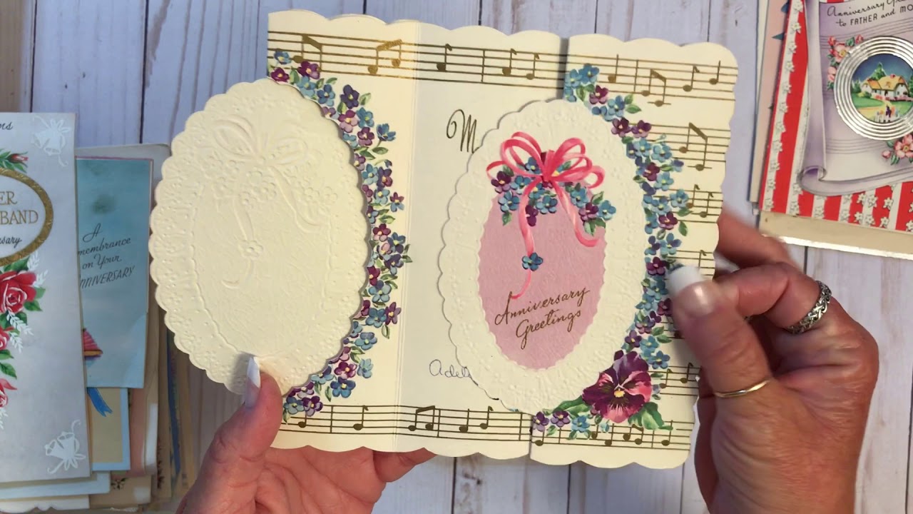 Junk Journal Supply Haul And Etsy Update | Fabric Pockets, Vintage Greeting Cards and Etsy