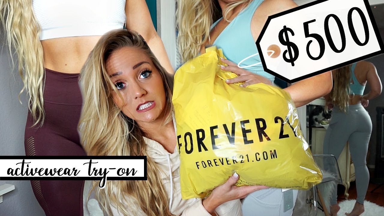 Forever21 activewear haul | $500 try on, worth it?