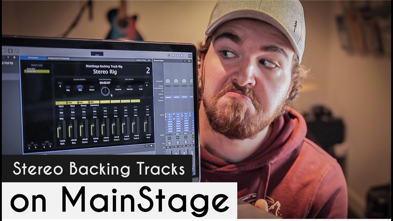 How to Setup a Stereo Backing Track Rig on MainStage (Pro)