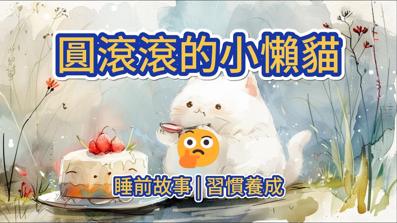 【早教故事】圆滚滚的小懒猫 童話故事|早教故事|兒童故事|兒童繪本故事|幼兒睡前故事|睡前故事|床邊故事|原創繪本