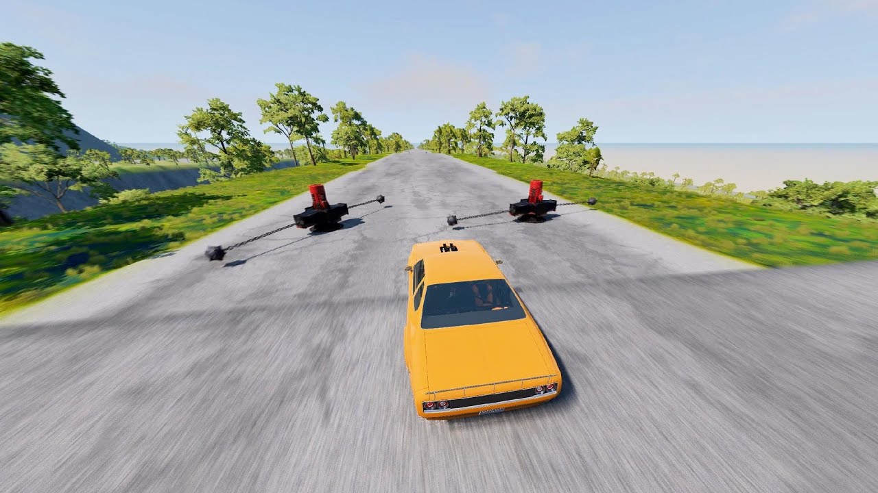 Just keep your foot on the gas&mdash;the rest is up to the props - BeamNG Drive