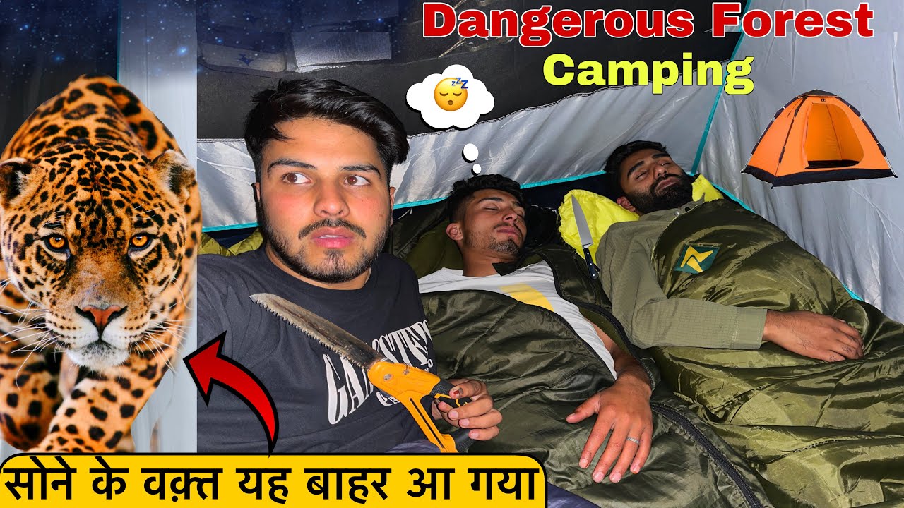 Group Night Camping In Dangerous Forest | रात को हालत ख़राब हो गयी 😰 | Again Camping Gone Wrong