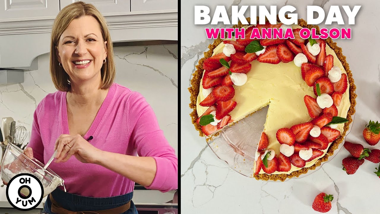 Anna Olson Teaches How to Make STRAWBERRY LEMON TART! 🍓🍋