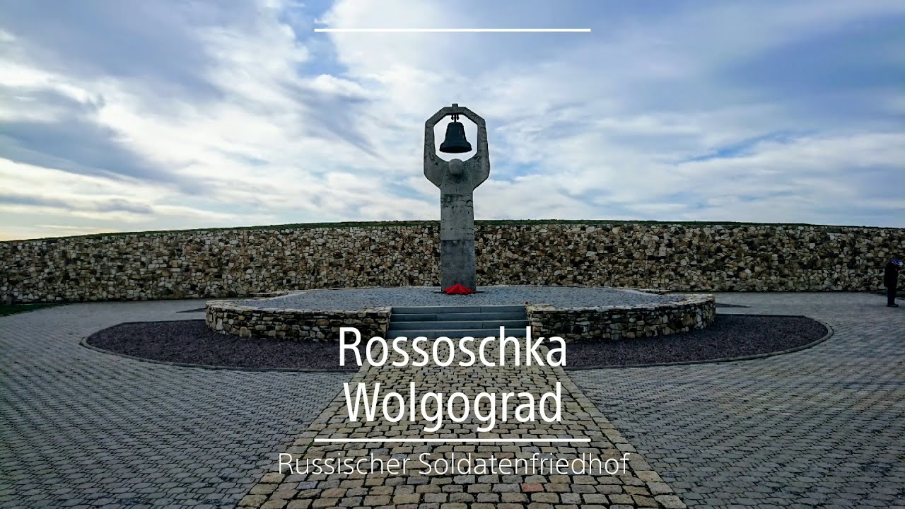 Rossoschka  Wolgograd  -  Russischer Soldatenfriedhof