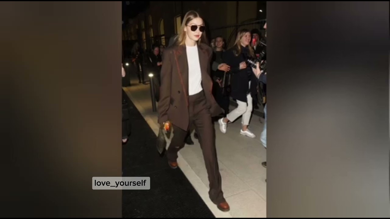 GIgi Hadid's street outfit collection idea's ♥️ 🦋...***#shorts