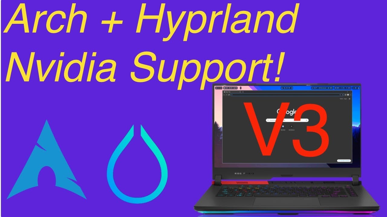 Hyprland on Arch Install script - V3 Nvidia Support