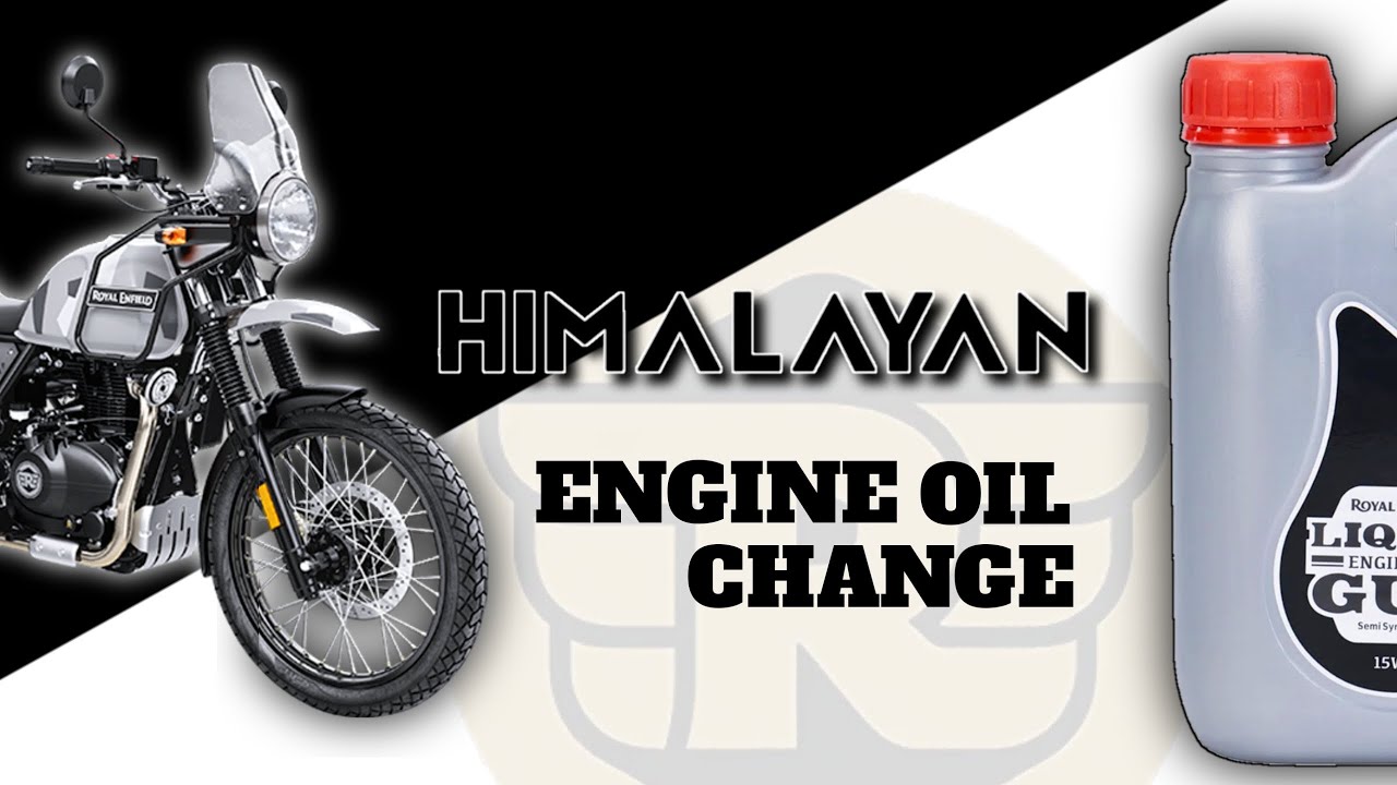 Royal Enfield Himalayan Engine Oil Change | DIY Service Tutorial | Step-by-Step Guide
