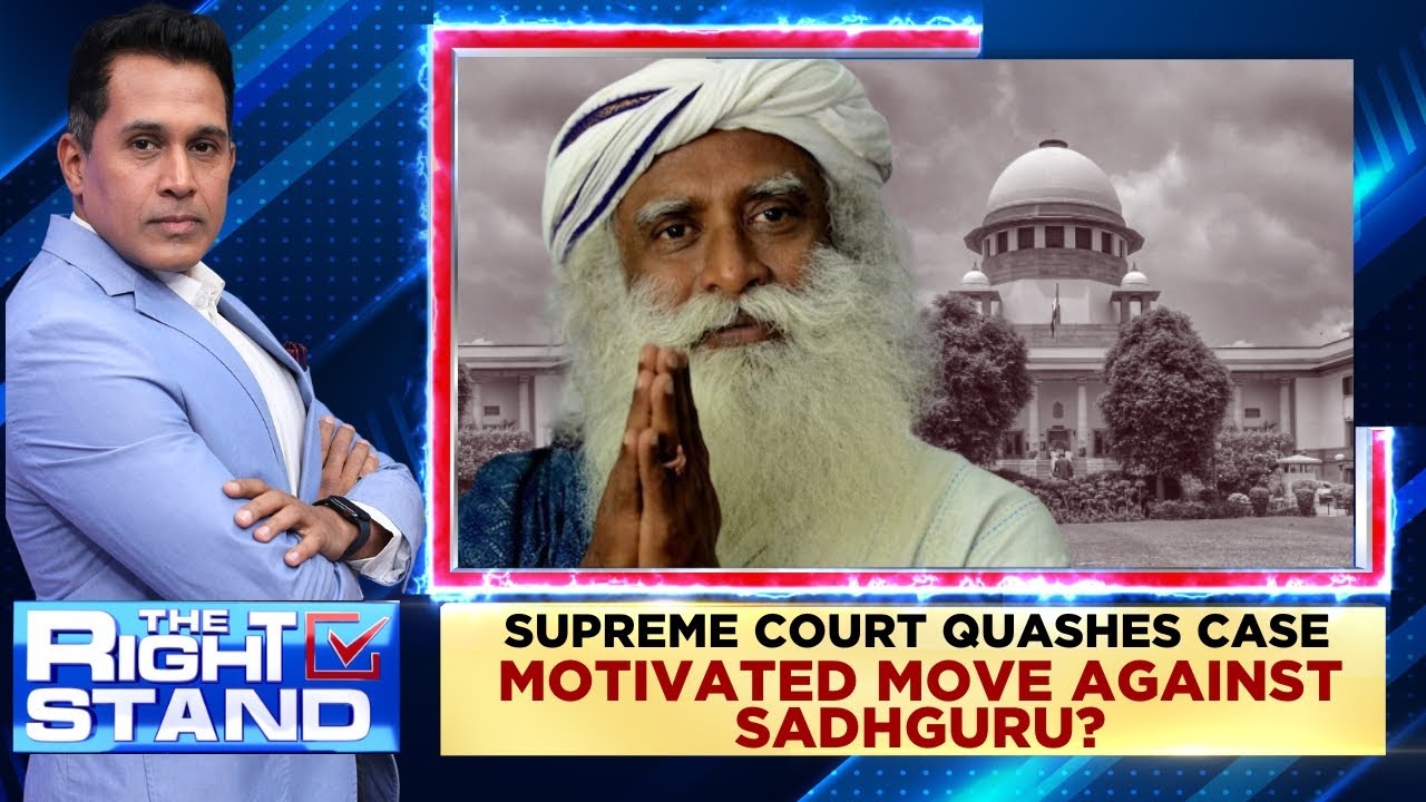 In Big Relief For Sadhguru,Supreme Court Dismisses Case Against Isha Foundation In Madras High Court