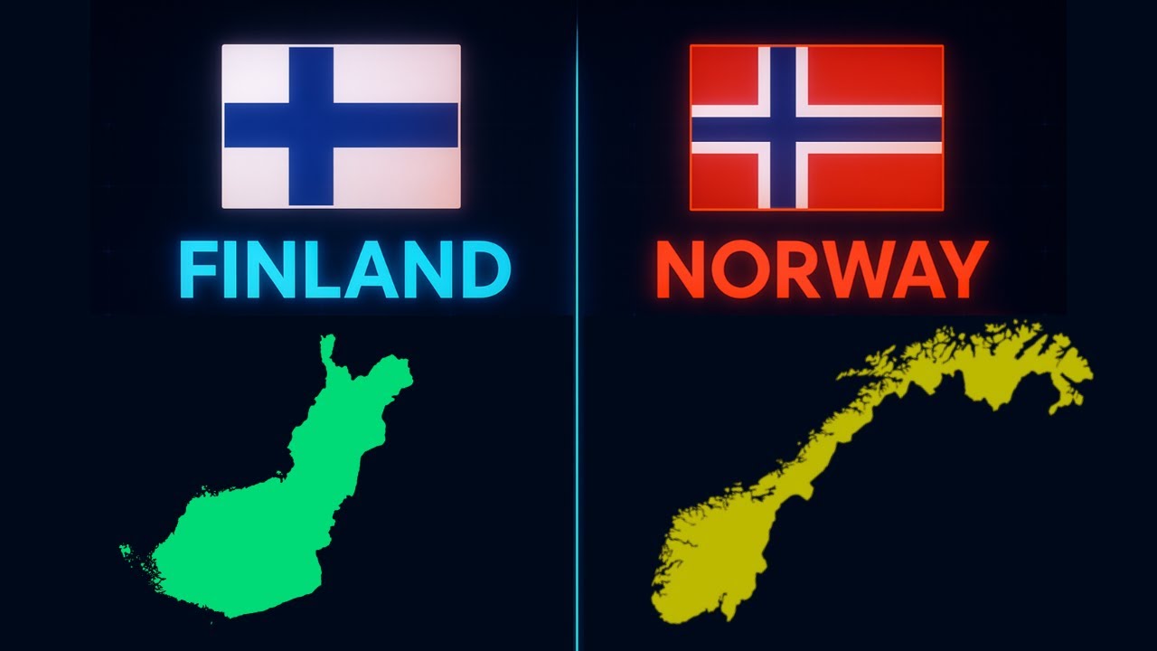 Finland vs Norway. Comparison 2025