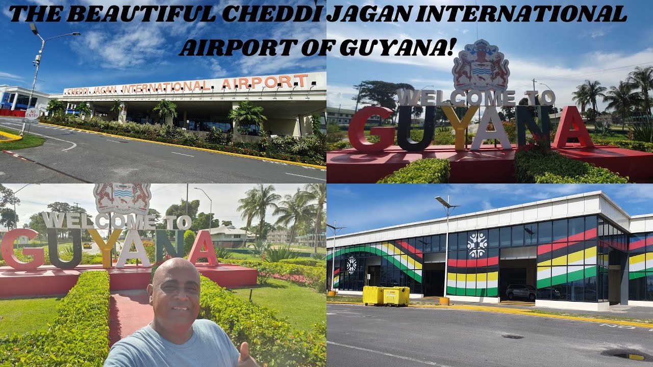 THE BEAUTIFUL CHEDDI JAGAN INTERNATIONAL AIRPORT OF GUYANA!