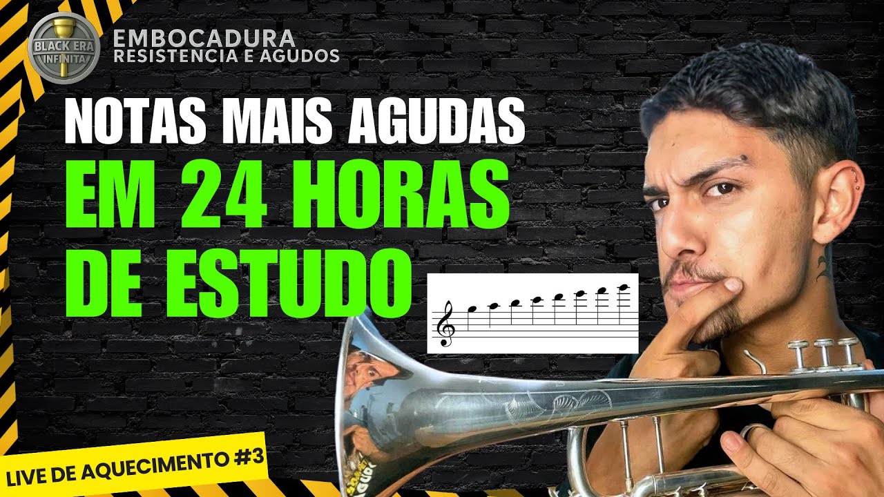 A VERDADE sobre NOTAS MAIS AGUDAS em 24 horas no TROMPETE