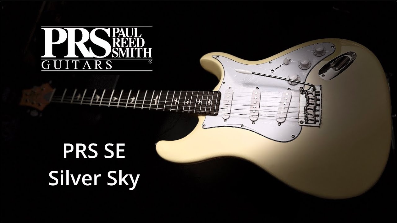 PRS SE Silver Sky Moon White