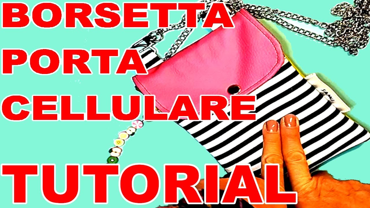 PURSE BORSETTA PORTA CELLULARE PORTAFOGLIO CUCITO PER PRINCIPIANTI!!!