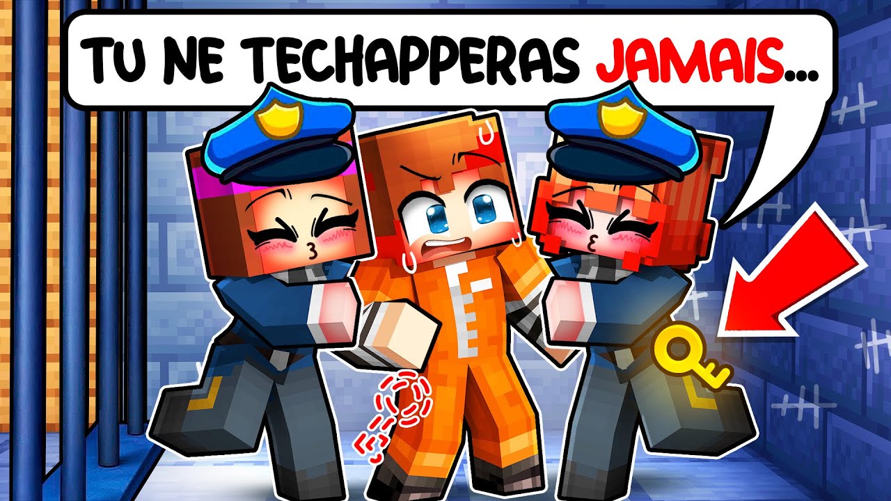 Je m’échappe de La Prison de Mes FANGIRL sur Minecraft ￼!