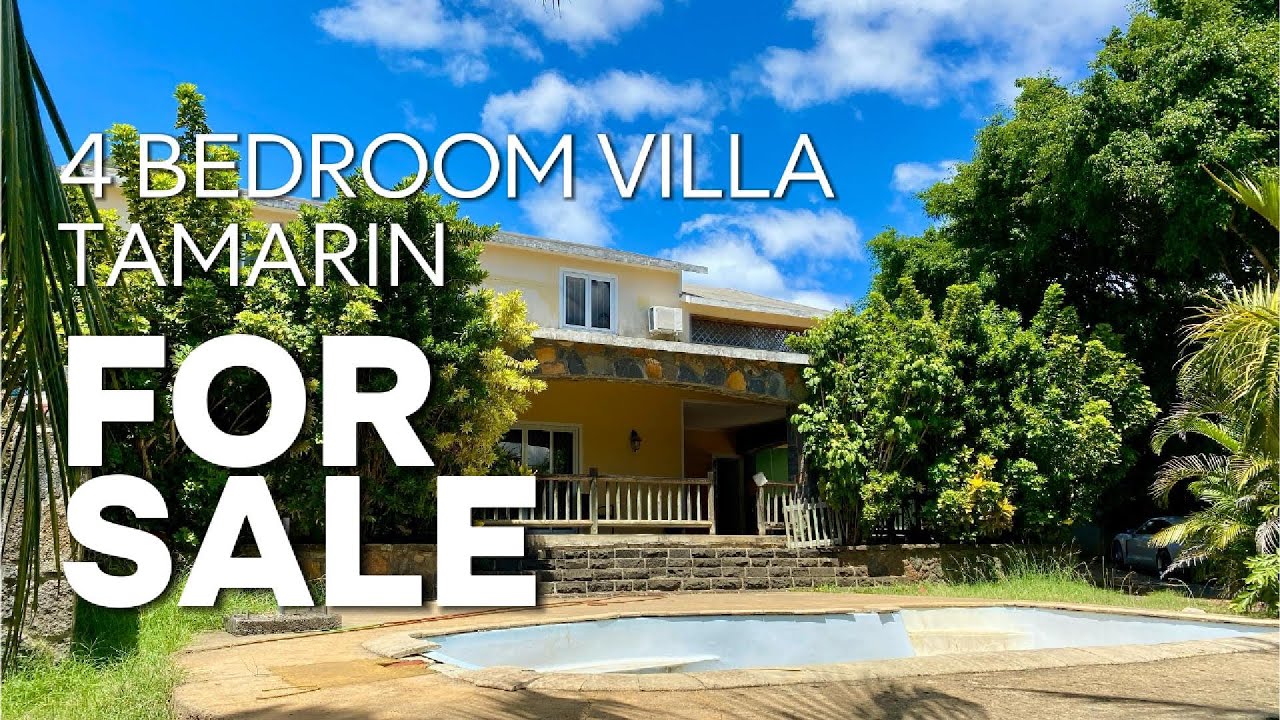 Tropical Villa For Sale | Black Rock | Tamarin | Mauritius island