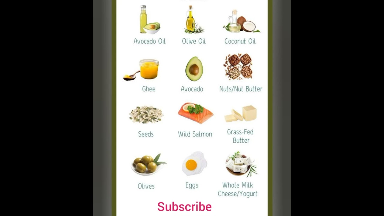 Здоровые жиры и продукты