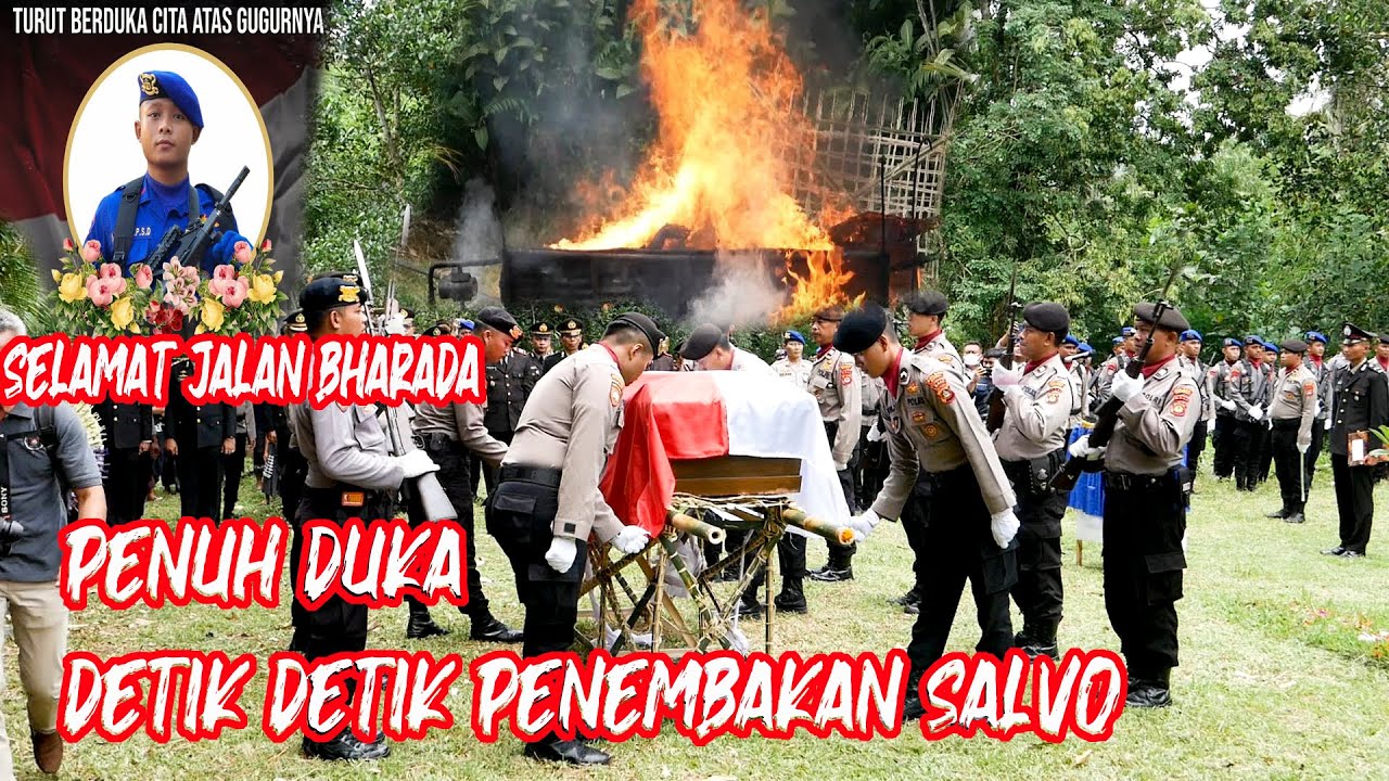 Detik detik Penembakan Salvo sebelum di B4akar - Upacara Militer Bharada Wayan Pasek Sukma Diana