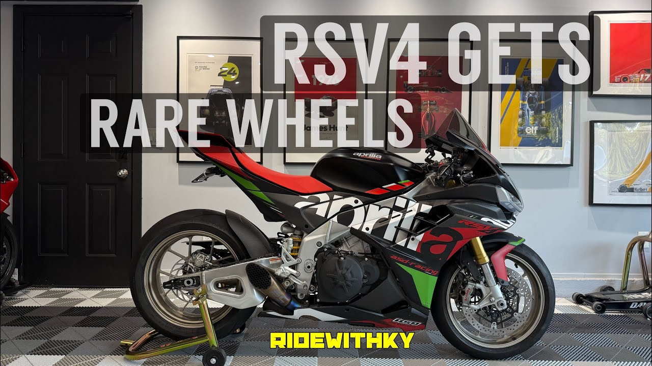 APRILIA RSV4 Gets RARE Forged Wheels! | Big Weight Savings!