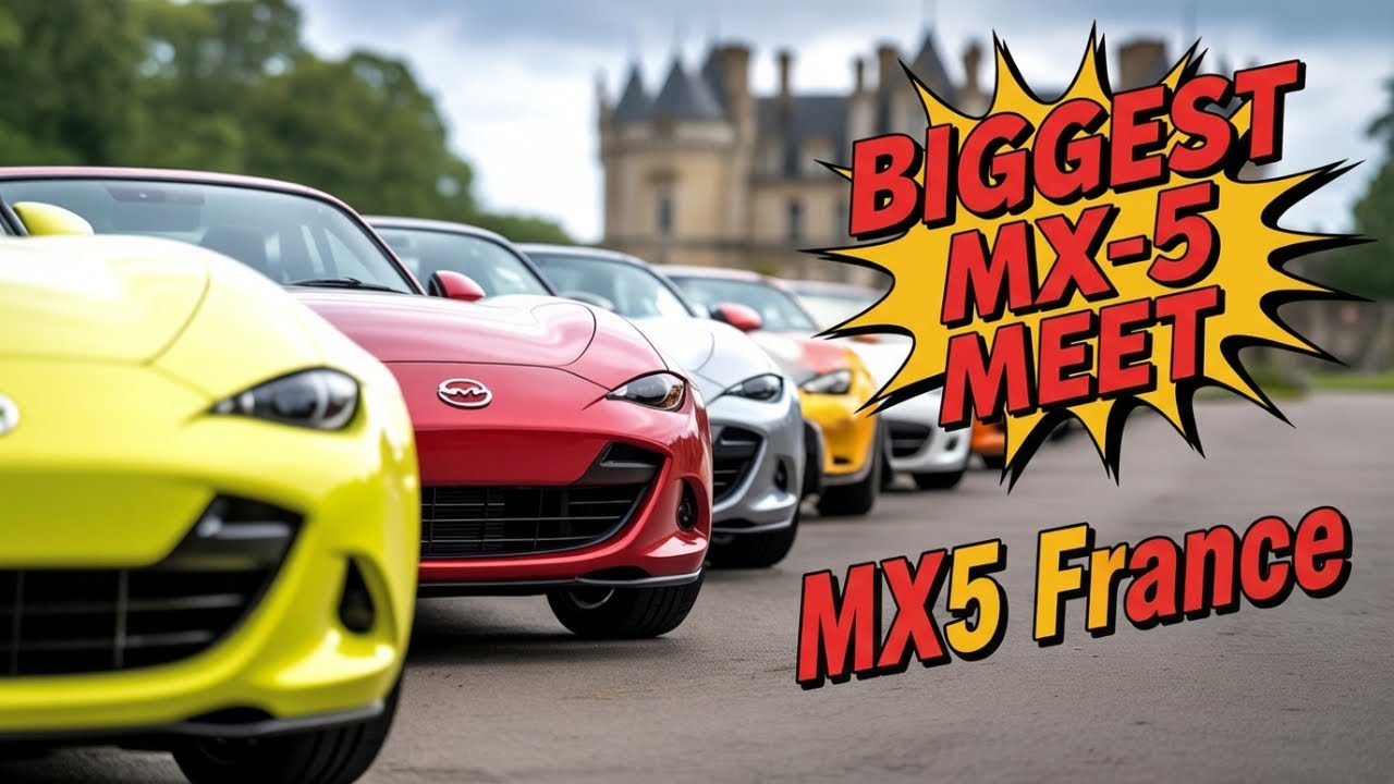 MX-5 France le plus grand rassemblement de MX5 à Savigny-lès-Beaune 😍