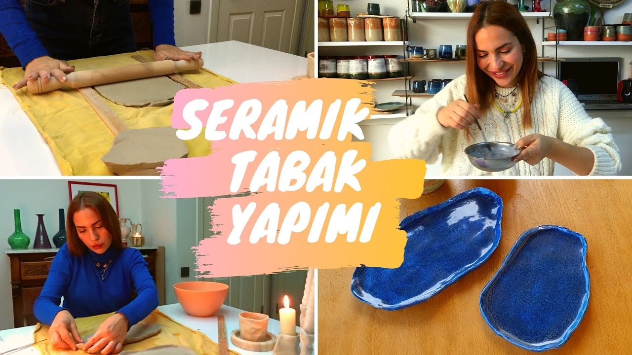 Evde  Seramik Tabak Yapımı,