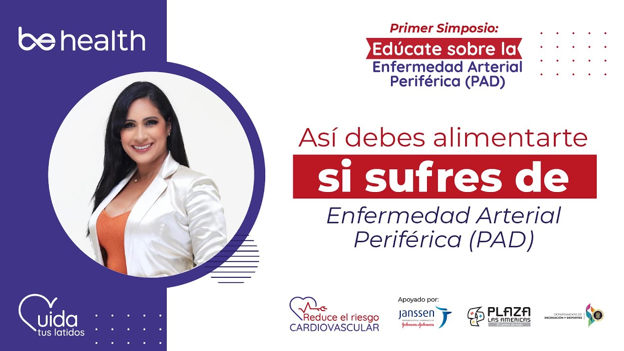 Alimentación recomendada para pacientes con enfermedad arterial periférica