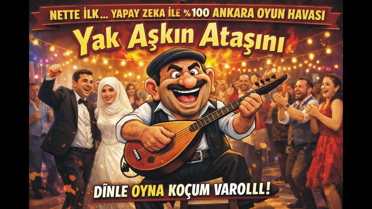 Yak Aşkın Ataşını |  Ankara Oyun Havası | Yapay Zeka ile Yapılan Türkiye’de İLK!