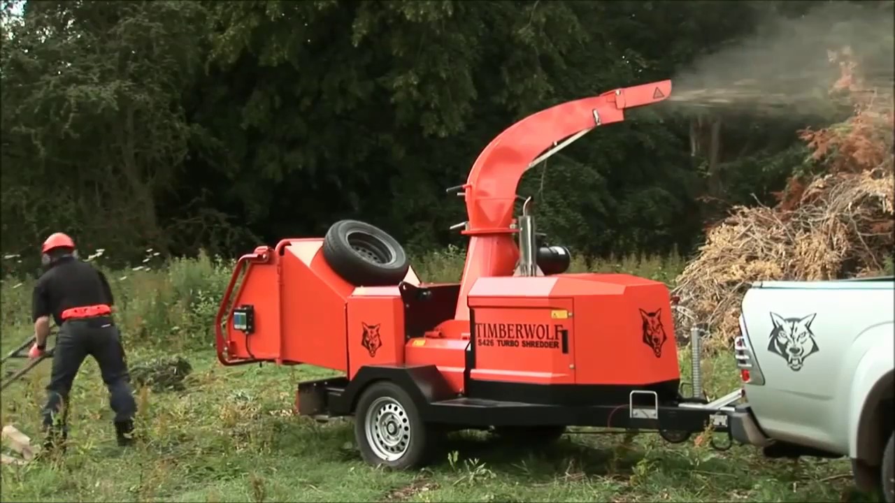Прицепная дробилка древесных отходов Timberwolf TW S426TDHB