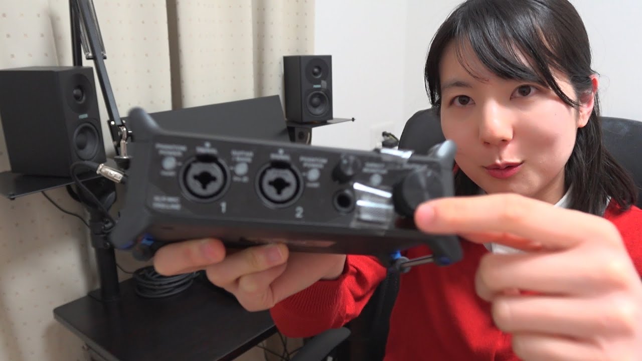 音割れしない録音（デュアルADコンバータ/32bit float）Zoom UAC-232, F2