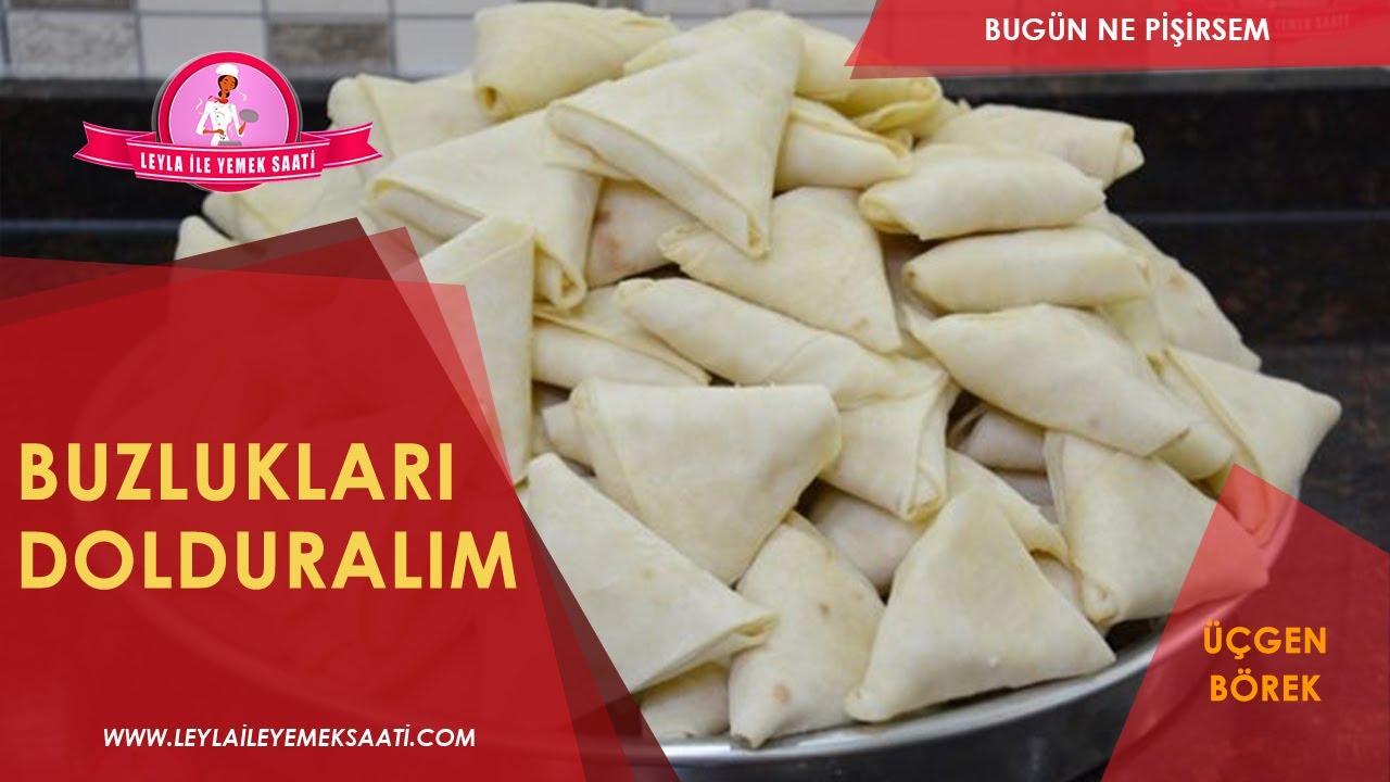 DERİN DONDURUCULARI DOLDURALIMMI - PART 2 / Kolay  Çıtır Üçgen Börek / Buzluk Böreği / Muska Böreği