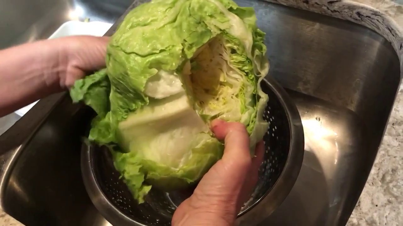 How to peel iceberg lettuce for wraps like Restaurants do