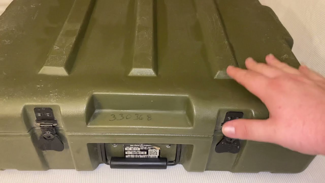 Military surplus storage cases