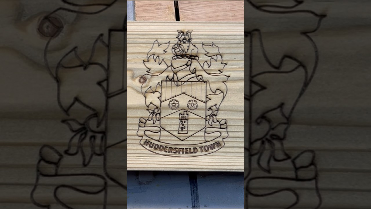 Engraving #wood with a #sculpfun laser