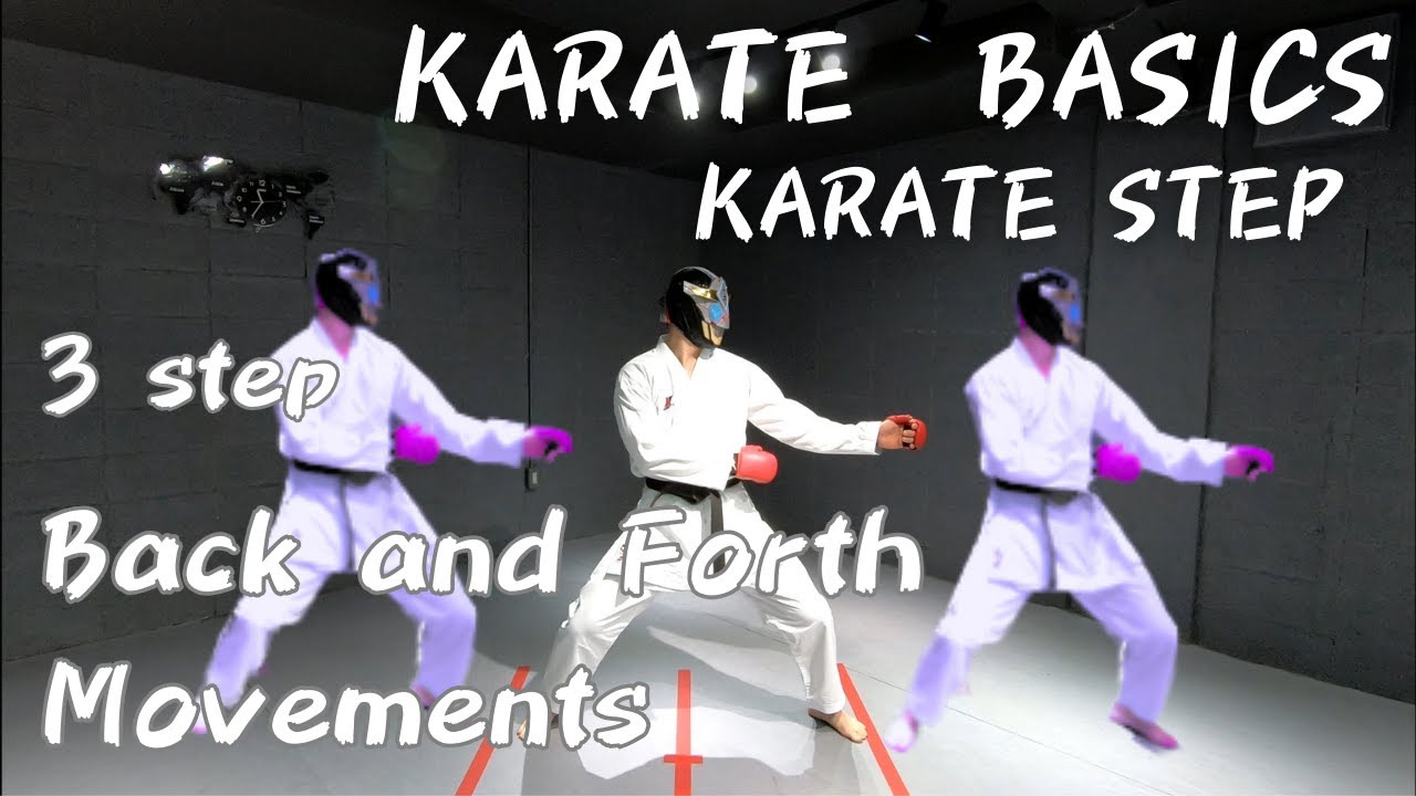 3 step How to do easy karate move | Back and Forth footwork