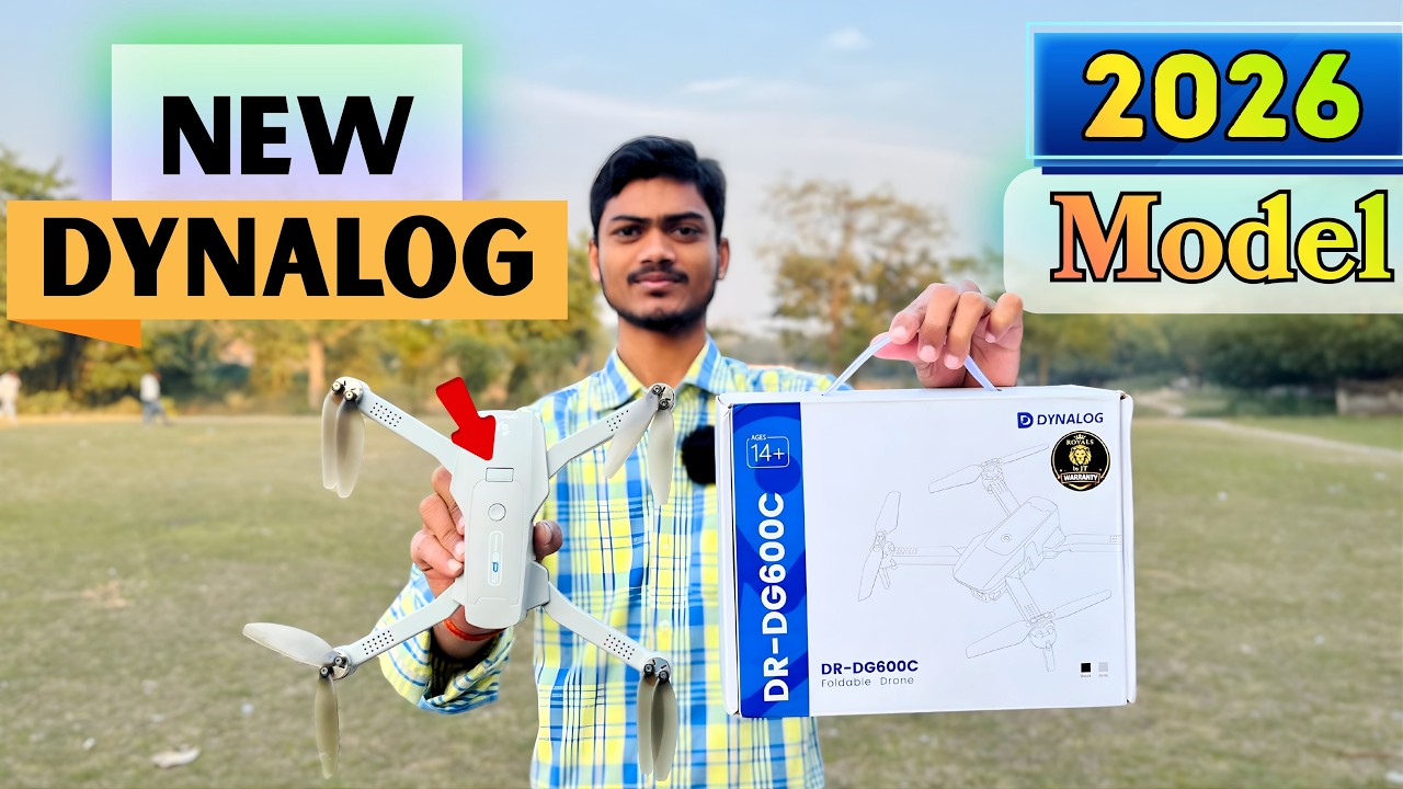 Dynalog GPS Drone 2026 Version🔥 | Brushless Motor + Camera Upgrade | New Dynalog Drone Unboxing