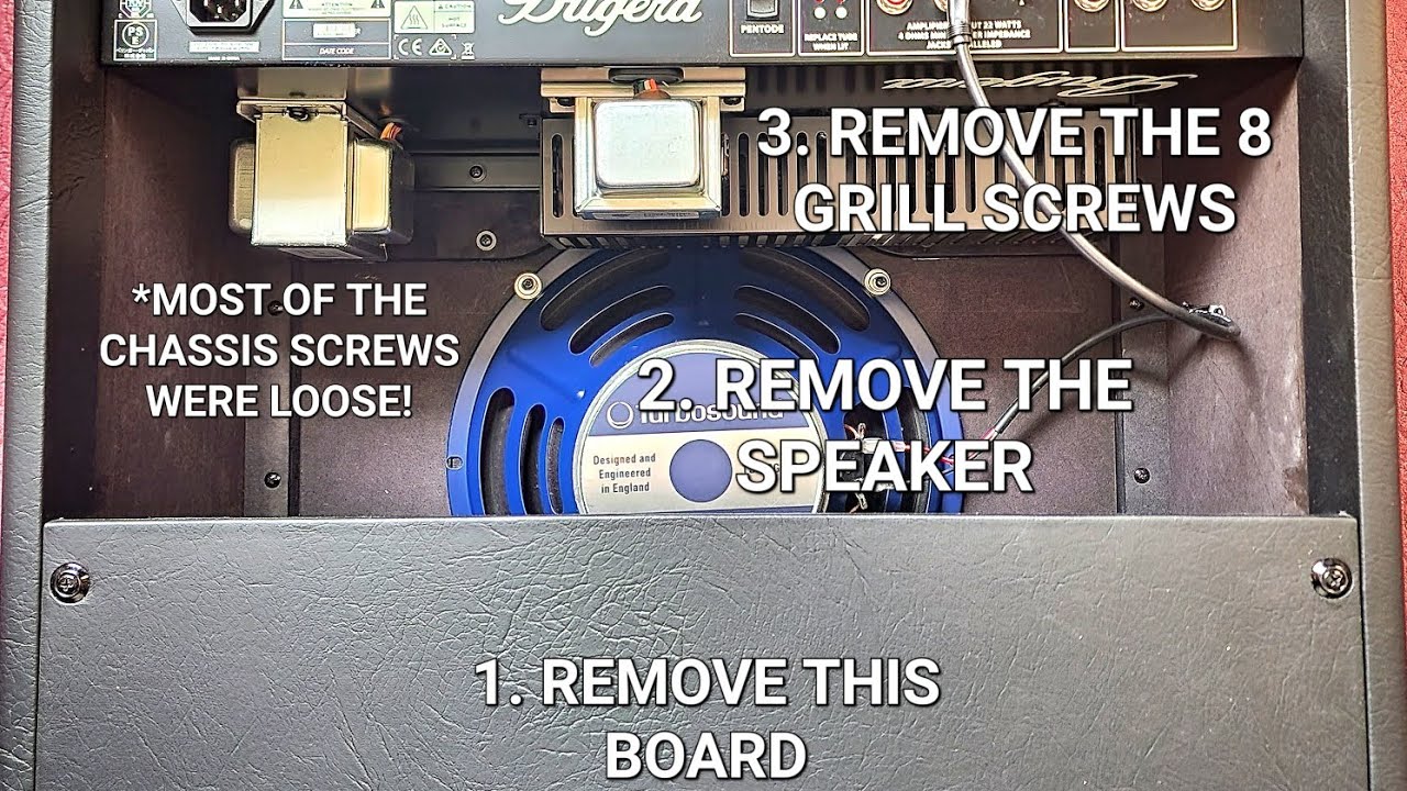 HOW TO CHANGE TUBES on BUGERA V22 INFINIUM
