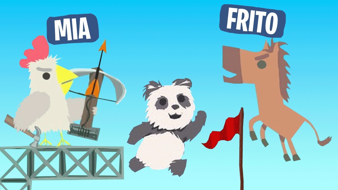 Como TROLEAR A TUS AMIGOS y ROBARLES EL PREMIO🤣 ULTIMATE CHICKEN HORSE 🐴