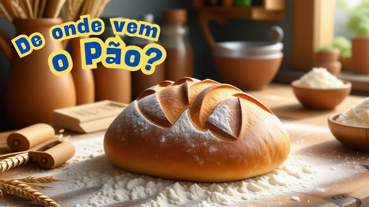 De onde vem o PÃO? | Aprendizado Infantil | Curiosidades para Crianças