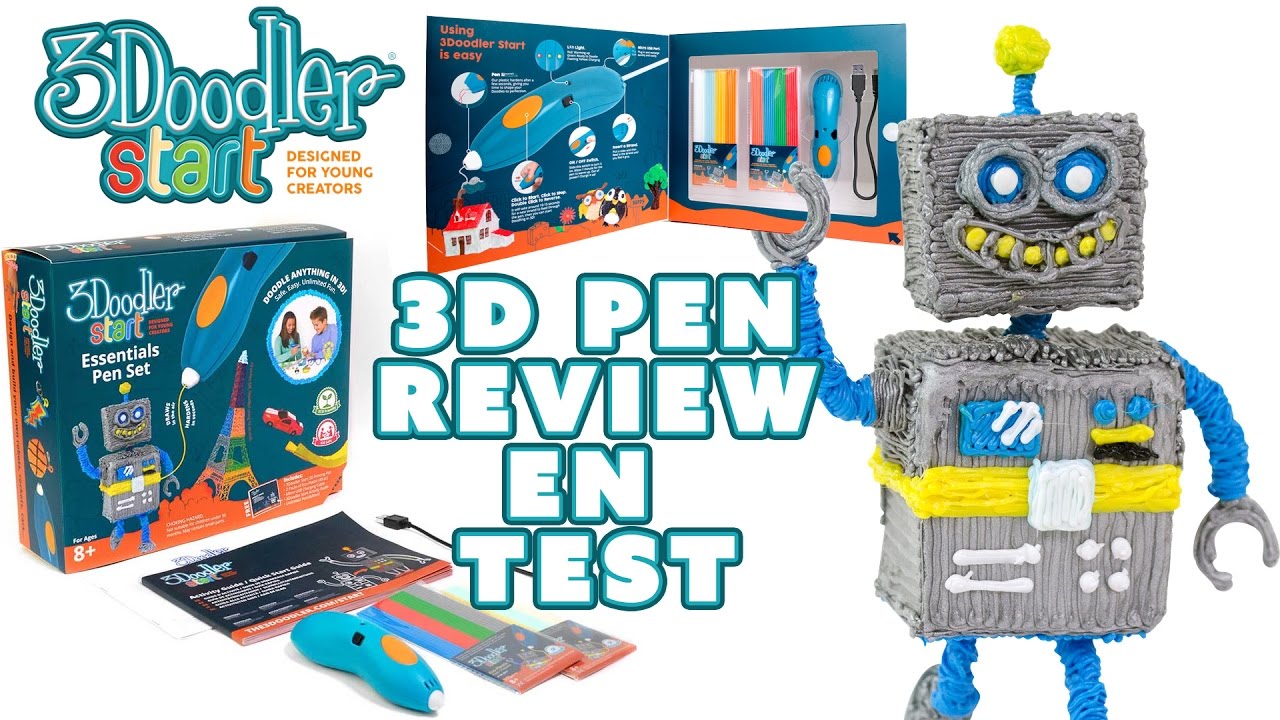 3D pen 3Doodler Start review en test - We proberen een 3D pen!