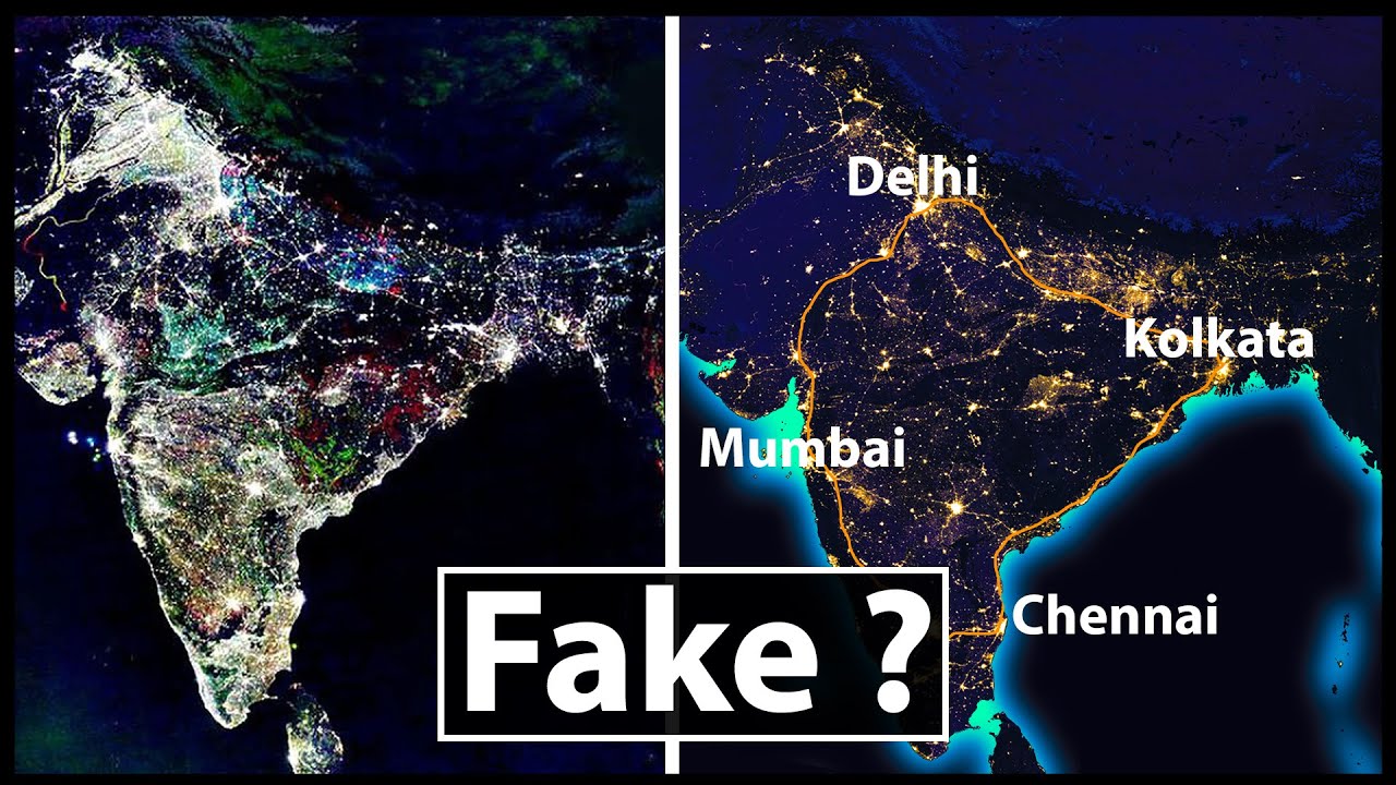 Night Satellite view of Earth || NASA images tells many stories...😳😳😳