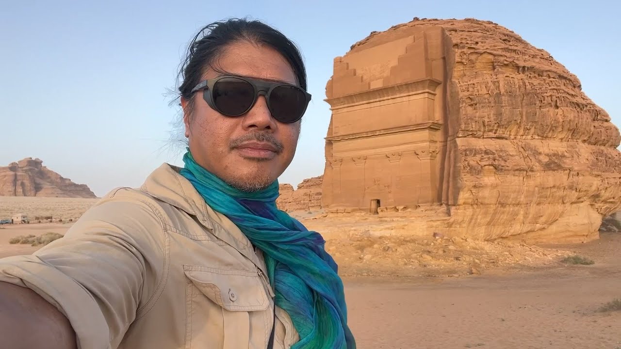 Touring Hegra, UNESCO World Heritage Site in AlUla, Saudi Arabia