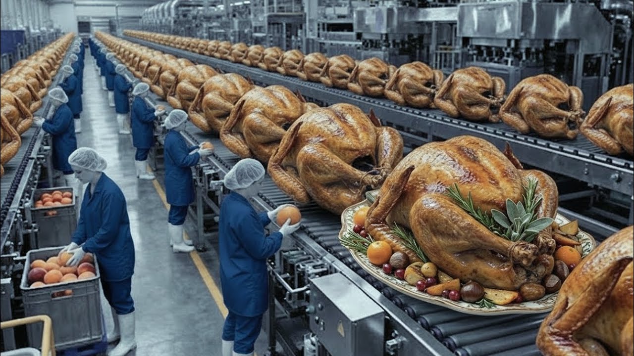 Industrial World 🌍 | Inside the Mega Chicken Processing Factory | Full Automatic Poultry Production 