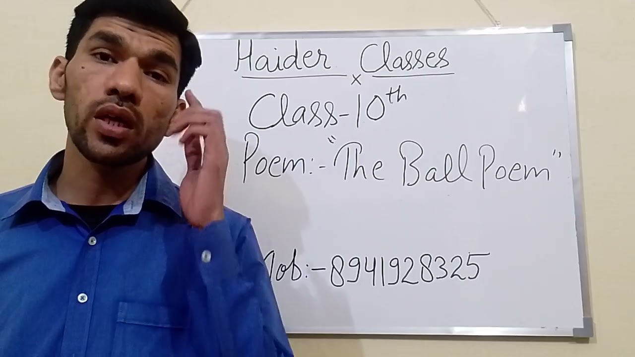 Class:-10th Poem-
