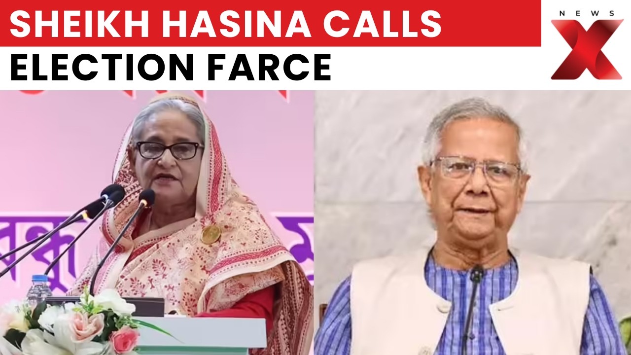 Sheikh Hasina Thanks Bangladesh, Calls Elections “Well-Planned Farce”